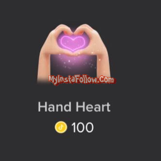 Hand Heart Tiktok Gift